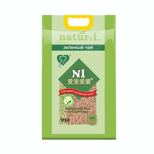 N1 Tofu Cat Sand Big Bag Big Peach Corn Green Tea Actived Carbon Lixed Fragrance, дезодорированная, без пыль