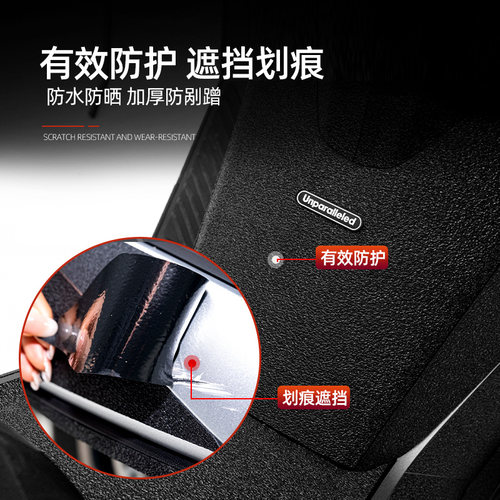 适用于本田NWT150加厚装甲贴车身加厚防刮橡胶保护贴膜改装配件 - 图0