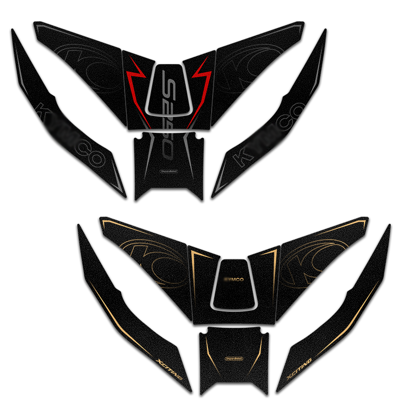 适用于光阳S350 S250改装配件油箱加厚车身橡胶防剐蹭贴膜贴纸,淘宝优惠券,粉丝福利购,淘宝优惠卷