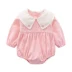 Váy bé gái mùa thu bé gái quần áo cotton mùa xuân và mùa thu mô hình chăm sóc quần áo rốn công chúa phù hợp với nữ 0-1 tuổi - Áo liền quần quần áo trẻ em nam Áo liền quần
