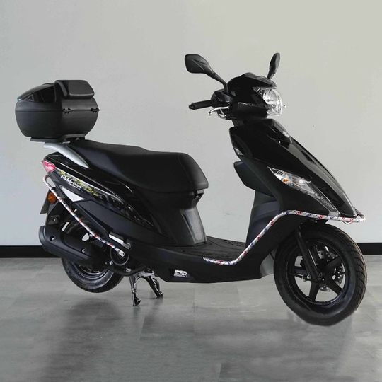 新款电喷铃木优友UU125CC踏板车男士燃油代步外卖省油助力摩托车