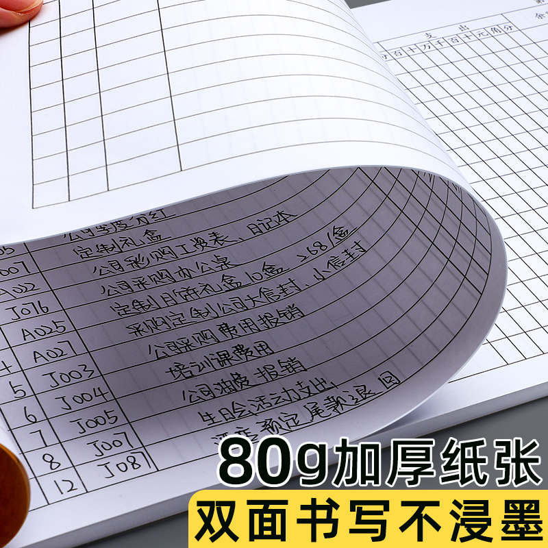 收支明细账本生意记账本簿营业额记录本台账现金日记每日流水理财本会计用品店铺销售收入支出手帐做帐本商用 - 图3