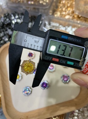 保色包金金银色枪黑色镶锆石圆形隔珠手工DIY水晶手链项链