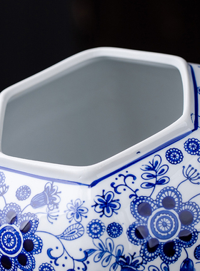 景德镇陶瓷花瓶摆件客厅中式