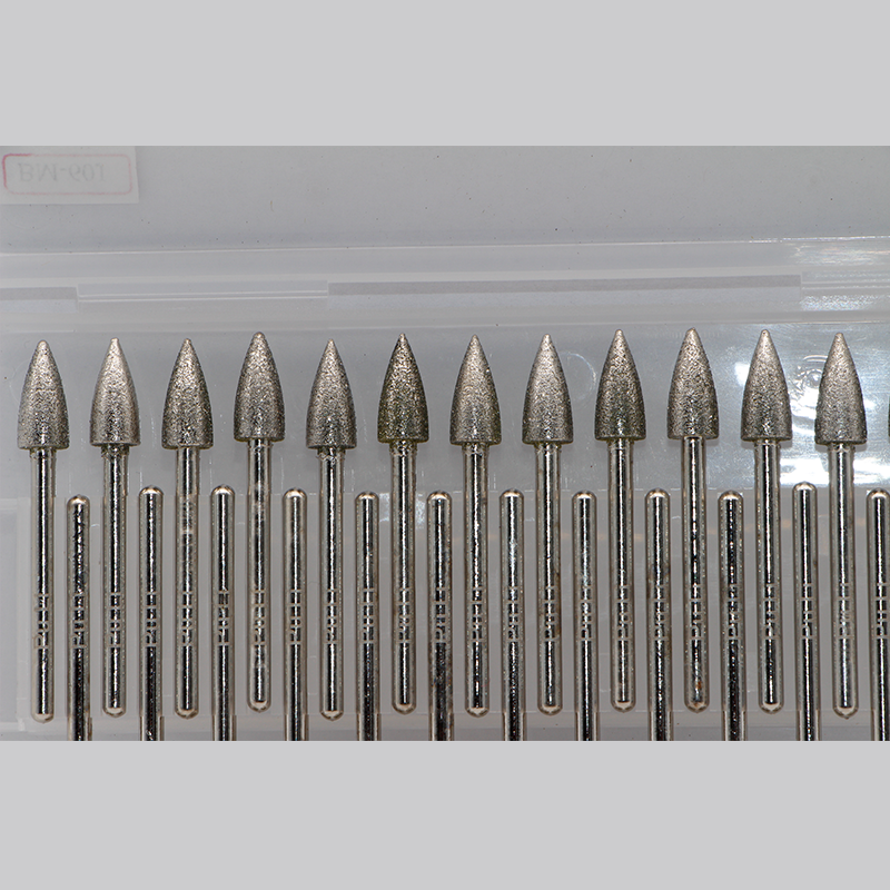 金刚石磨头柄3mm金钢砂磨针钻石磨棒圆柱锥形球型打磨头满5送1,淘宝优惠券,粉丝福利购,淘宝优惠卷