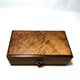 Jewelry box gloomy golden silk nanmu mortise and tenon structure with lock