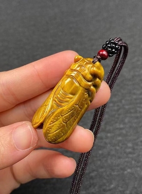 虎睛石情侣虎睛石吊坠