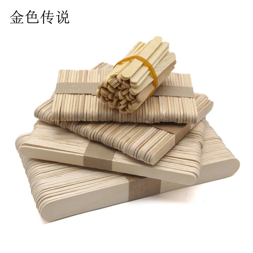 雪糕棒 木棒冰棒棍木片小木条幼儿园手工制作材料diy小屋建筑模型 - 图1