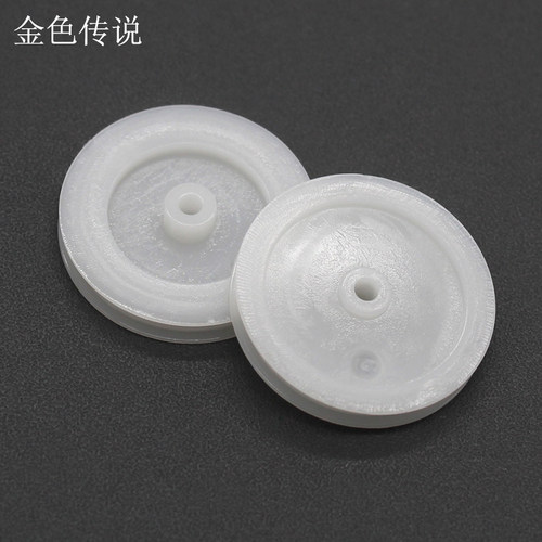 25*5*2.4皮带轮 塑料车轮单槽轮传动轮同步带轮 2.5mm孔模型滑轮 - 图2