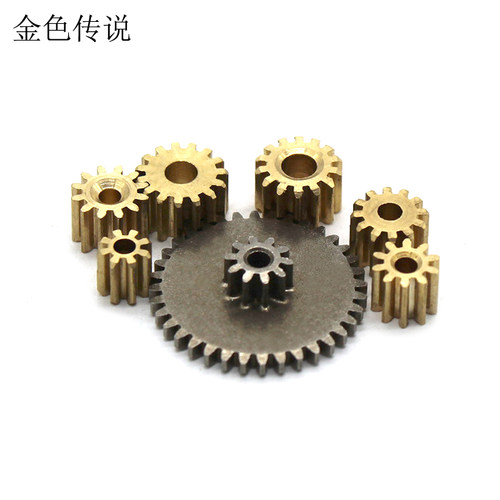 金属齿轮 铁齿轮 主轴齿轮 铜齿轮 齿轮齿条0.5模数 多种规格现货 - 图1
