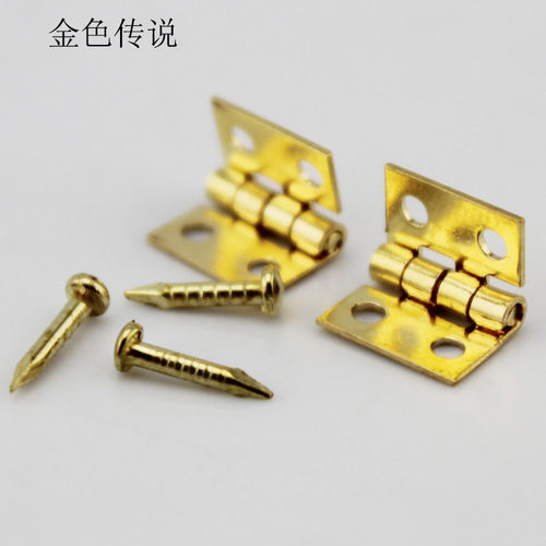 微型小折页 迷你铜合页 建筑模型材料 diy贺卡 模型连接件 袖珍 - 图0