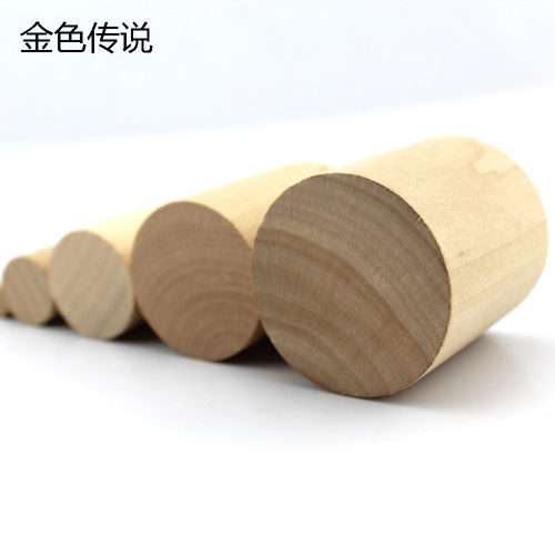 松木圆柱 圆木柱子 小圆木柱 实木防腐装饰 圆木棒模型材料DIY - 图2