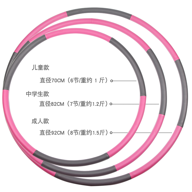 一圈到底可拆卸呼啦圈 螃蟹跑户外趣味团建工会破冰游戏活动道具 - 图0