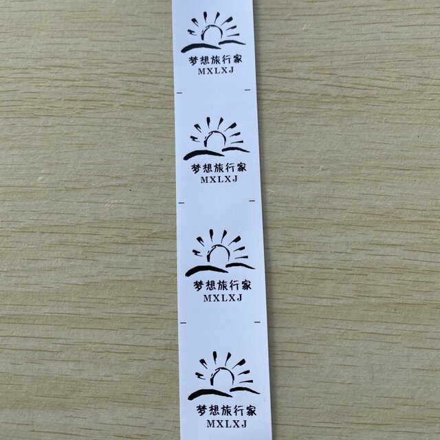 Customized linen wash mark and wash label