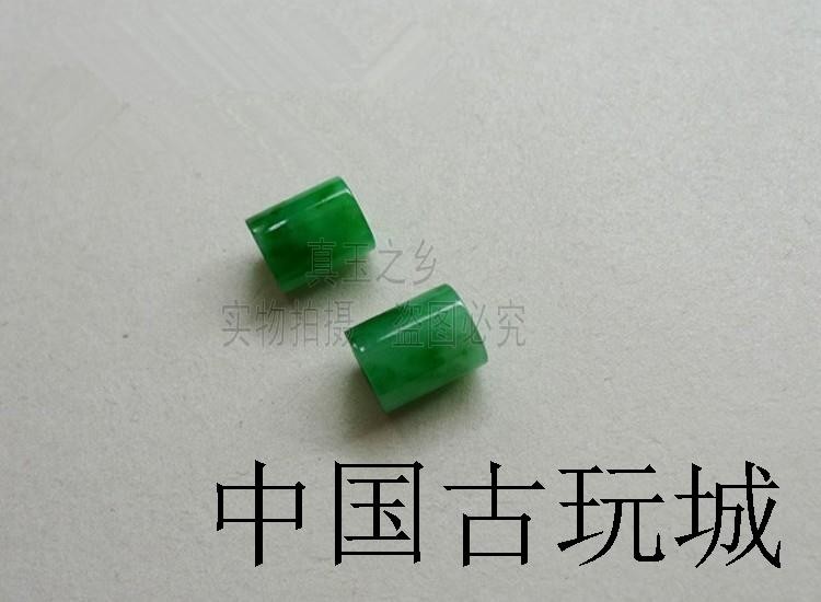 高端精选缅甸翡翠色路路通吊坠阳绿满绿玉石祖母绿转运桶珠项链玉
