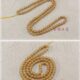 Xinjiang Hotan Jade Caramel Color Necklace Sugar 108 Buddha Beads Jade Necklace Women's Hotan Jade Pendant Hanging Chain