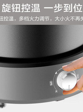 爱仕达4L分体鸳鸯不粘电火锅