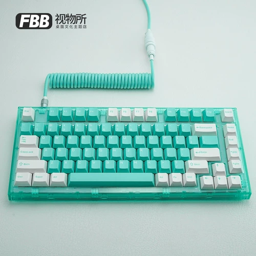 FBB Vision Gmk более тонкие вещи Tiffany Настройка кабеля данных Механические штеки клавиатуры