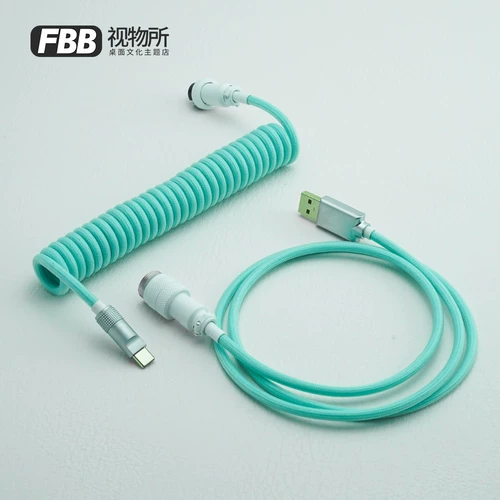 FBB Vision Gmk более тонкие вещи Tiffany Настройка кабеля данных Механические штеки клавиатуры