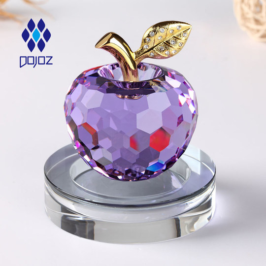 Autoschmuck, Kristall-Apfel-Auto-Sicherheitsschmuck für Frauen