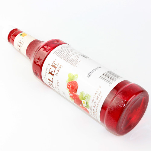沙布列法式风味草莓糖浆 草莓味糖浆果露900ml SABLEE鸡尾酒专用 - 图2