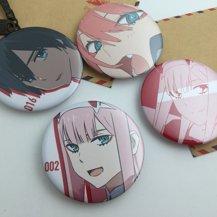 DARLING in the FRANXX02国家队动漫周边徽章js胸章挂件广莓五郎 - 图0