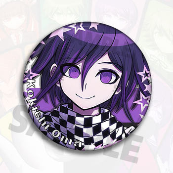 Danganronpa Animation Peripheral Baji Pendant Badge Two-Dimensional Brooch Medal Ouma Xiaoji Personal Pool