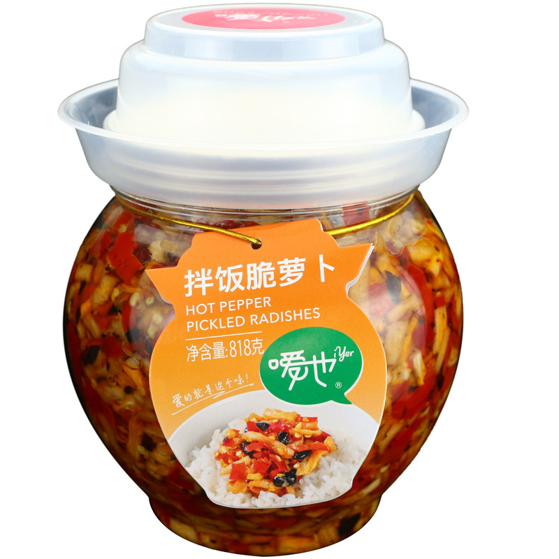 嗳也拌饭脆萝卜818g调味料佐餐拌饭拌面湖南特产风味酱腌菜下饭菜,淘宝优惠券,粉丝福利购,淘宝优惠卷