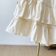 C6097 ruffled ແອວ elastic ສັ້ນ