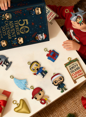 圣诞倒计时日历盲盒圣诞树装饰跨境热销猎魔人平面亚克力挂件礼物