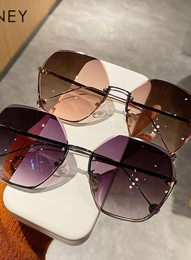 Viney墨镜女网红新款太阳镜女防紫外线大脸显瘦眼镜夏季开车专用