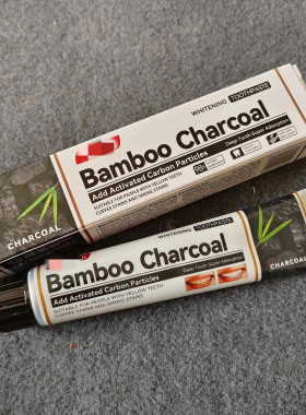 出口英国~院线薄荷/竹炭牙膏100g 清洁牙齿 去口臭牙黄牙渍烟渍