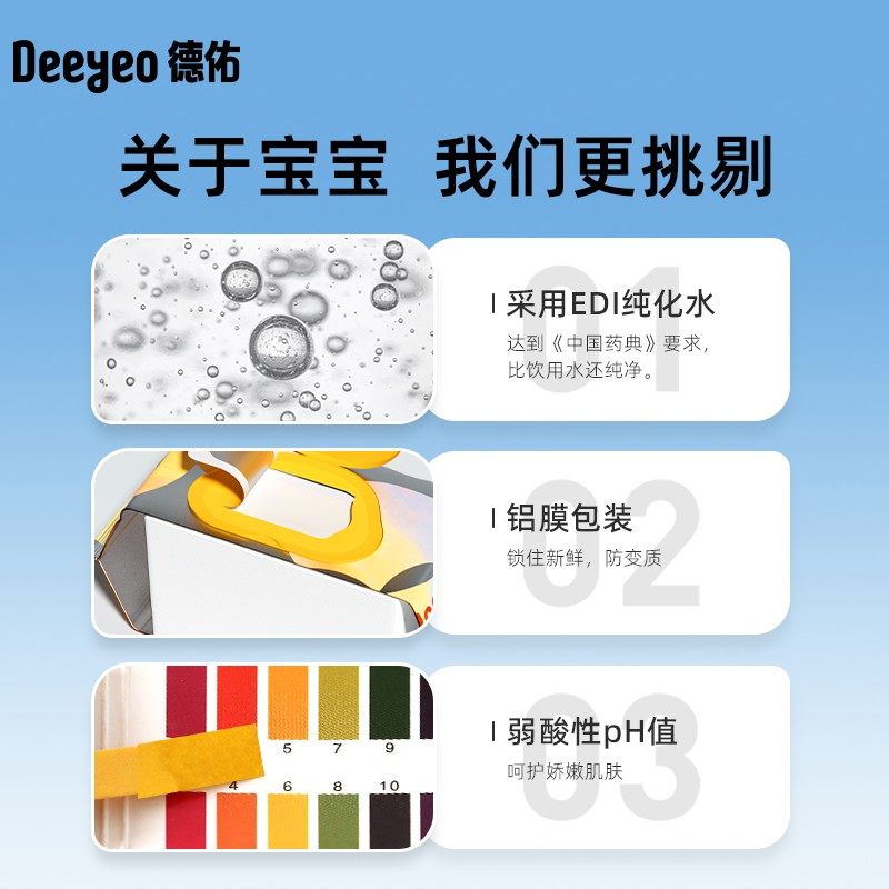 德佑湿巾婴儿手口专用一次性新生儿童湿纸巾家用大包实惠便携装A,淘宝优惠券,粉丝福利购,淘宝优惠卷