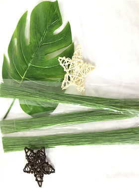 纸包铁线 厂家直供纸包铁丝 花艺铁线30号纸包铁丝 100根纸包铁丝
