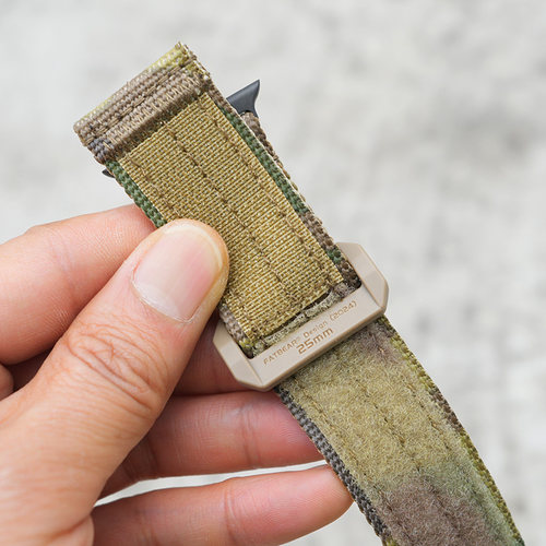 肥熊适用于Apple watch手表S11/S10/S9/Ultra/1/2/3  44/45/46/49mm MC迷彩回环式战术尼龙速干表带腕带 - 图2