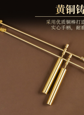 黄铜周公寻龙尺带说明书高精度