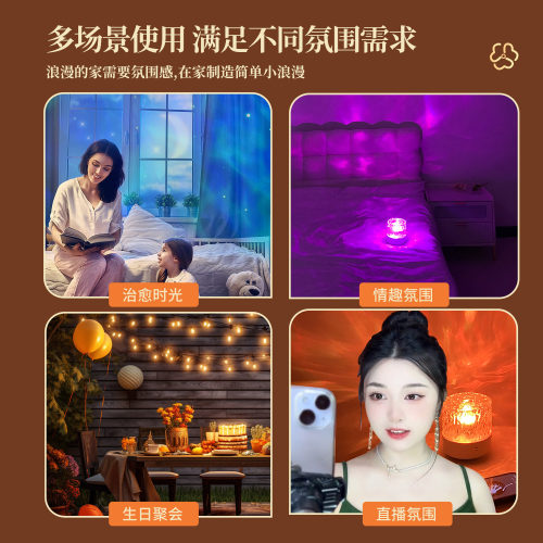 夫妻行房灯小夜灯卧室睡眠房间调情气氛围高级情侣情调情趣用浪漫-图3