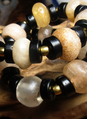 高古老水晶勒子邦迪克旁系手串