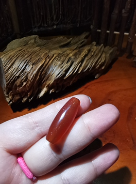 14194  西亚老红玛瑙管珠