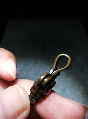 藏传老利马铜尸陀林主卡子