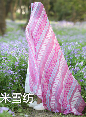 摄影纱巾印花大披肩