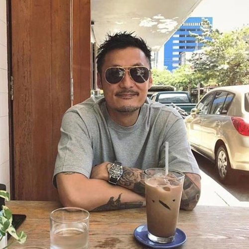 潮牌余文乐钢化玻璃镜片太阳镜墨镜男士蛤蟆镜开车驾驶圆脸眼镜女 - 图0