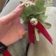 Forest style Korean European and Western style simulated camellia buds for the groom and best man, wedding corsage, bride and bridesmaid's wrist flower