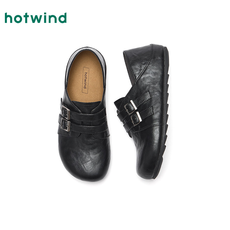 热风黑色小皮鞋女款2026年春季新款百搭两穿勃肯鞋休闲包头拖鞋子,淘宝优惠券,粉丝福利购,淘宝优惠卷