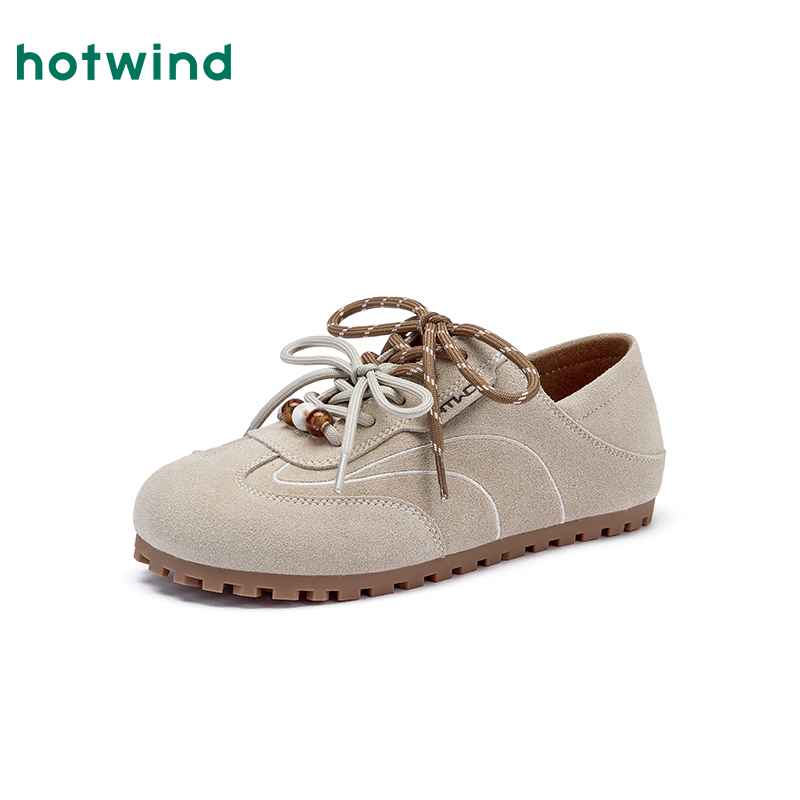 热风平底勃肯鞋女鞋2025年秋季新款女士外穿舒适休闲鞋两穿鞋子 - 图0