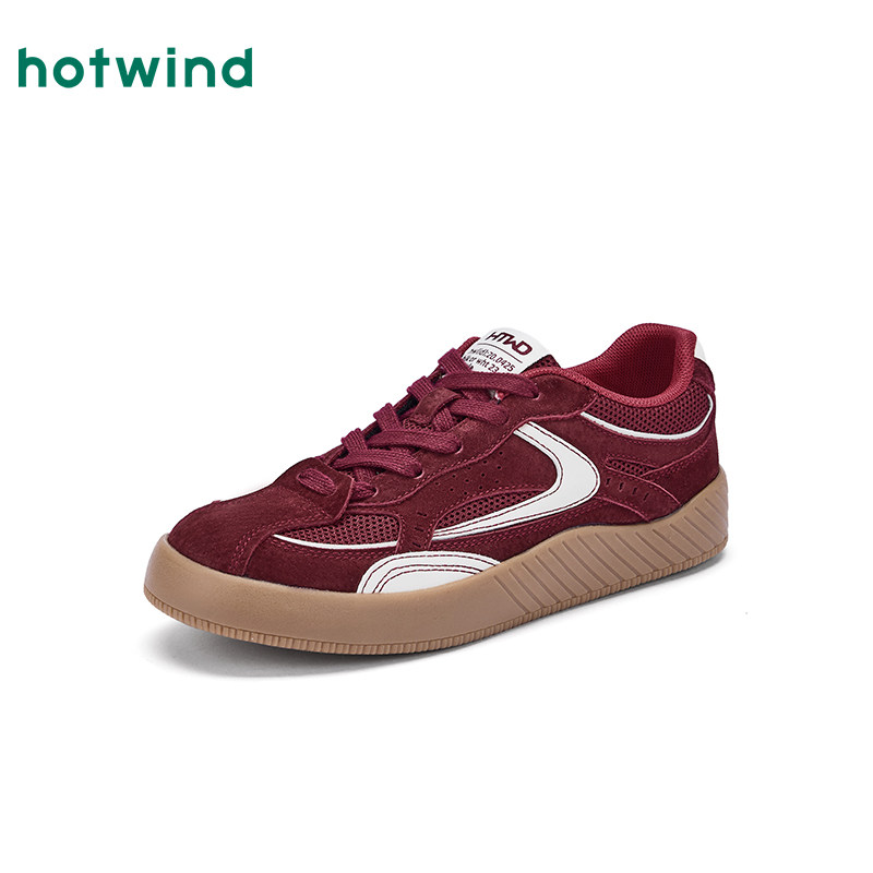 热风平底德训鞋女鞋2025年冬季新款女士时尚休闲鞋运动户外慢跑鞋,淘宝优惠券,粉丝福利购,淘宝优惠卷