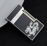 Мужская медная высококлассная зажигалка с боковым колесиком, Франция, подарок на день рождения