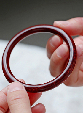 小叶紫檀木手镯复古民族风