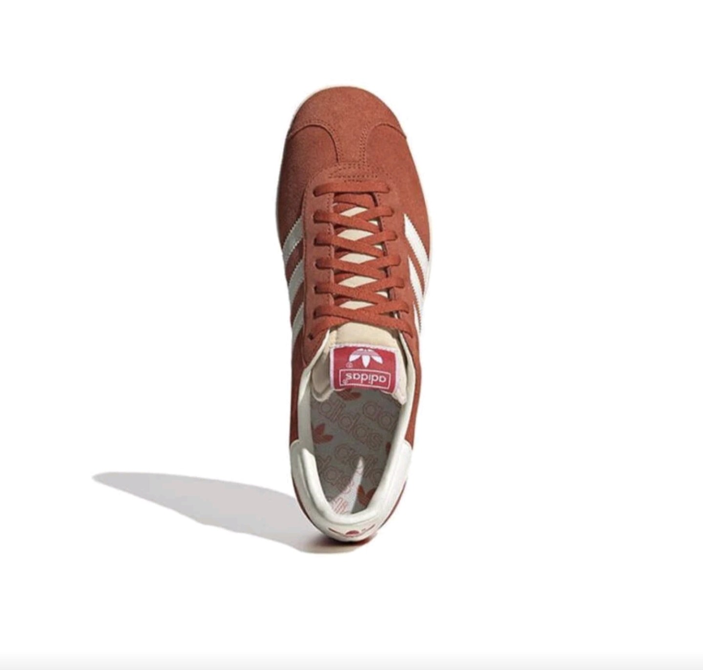 adidas originals GAZELLE 低帮板鞋男女同款橙褐色GY7339安徽1仓,淘宝优惠券,粉丝福利购,淘宝优惠卷