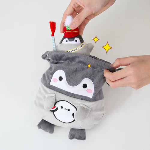 Polaroid, японский мультяшный мешочек, милая льняная сумка, мобильный телефон, сумка для хранения